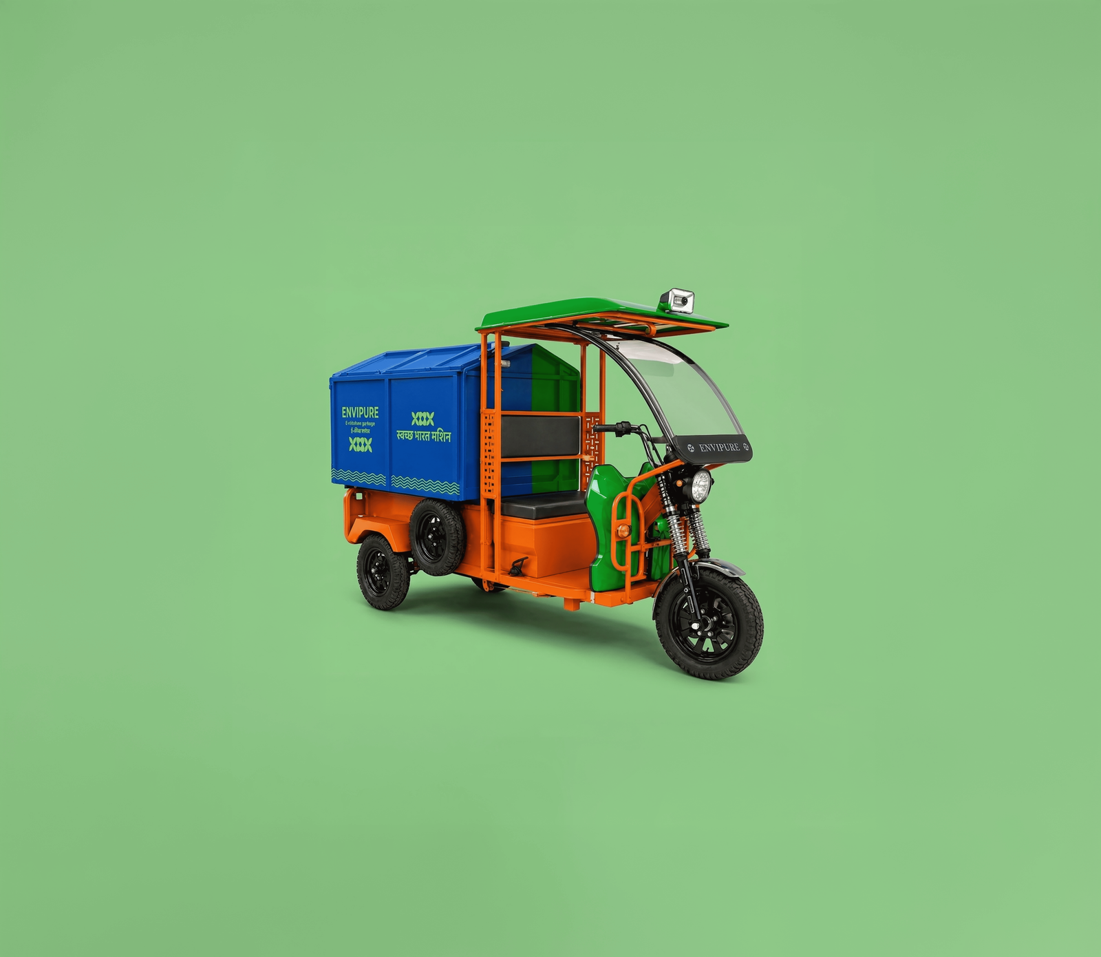 E-Rickshaw Garbage Loader+
